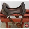 Image 3 : Cavalry Saddle (11-1/2" Seat) (Display Stand NOT INCLUDED) (SEE PICS!)