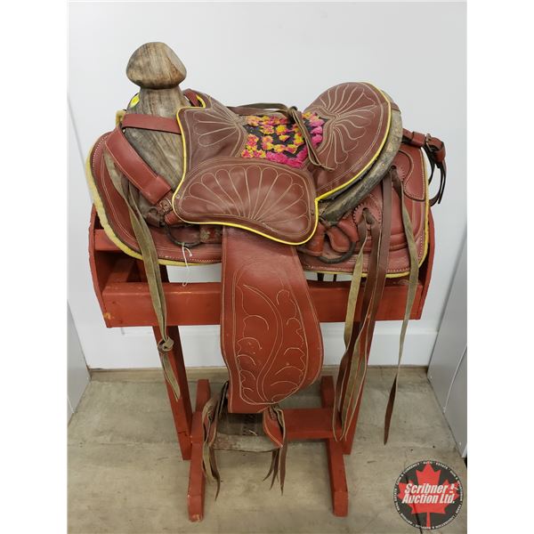 Saddle (Made in Mexico) (12" Seat) (Display Stand NOT INCLUDED) (SEE PICS!)