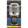 Image 1 : "Beaver" Gumball Machine (25 Cent) (w/Key) (Green Base) (16"H x 8"W x 8"D) (SEE PICS!)
