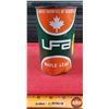 Image 1 : OIL TIN: UFA Maple Leaf (FULL) (6-1/2"H x 4"Dia) (SEE PICS!)