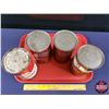Image 4 : OIL TINS (4): ESSO (3 Are Full) (6-1/2"H x 4"Dia) (SEE PICS!)