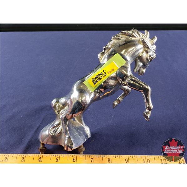 Hood Ornament - Bronco (Chrome or Nickel Plated) (7"H x 2"W x 7"D) (SEE PICS!)