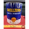 Image 1 : TIN : SHELL - SHELLZONE ANTI-FREEZE (Gallon Tin) (8"H x 7"Dia) (SEE PICS!)