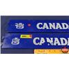 Image 3 : CANADA DRY Metal Shelf Brackets (2) (3"H x 25-3/4"W) (SEE PICS!)