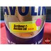 Image 7 : OIL TINS (2): TEXACO HAVOLINE (One Full) (6-1/2"H x 4"Dia) (SEE PICS!)