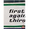 Image 4 : Single Side Tin Sign "7UP first against thirst" (Embossed) (18"H x 54"W) (SEE PICS!)