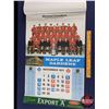 Image 4 : EXPORT "A" : Toronto Maple Leafs 1970-1971 Game Schedule Calendar (Oct 1970 - Apr 1972) (25-1/2"H x 