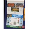 Image 9 : EXPORT "A" : Toronto Maple Leafs 1970-1971 Game Schedule Calendar (Oct 1970 - Apr 1972) (25-1/2"H x 