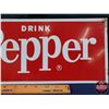 Image 3 : Single Side Tin Sign "DRINK Dr Pepper" (7"H x 20"W) (SEE PICS!)