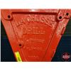 Image 2 : LA CROSSE Seed Drill Box End (Cast Iron) (Powder Coated - Red) (18-1/2"H x 13"W) (SEE PICS!)
