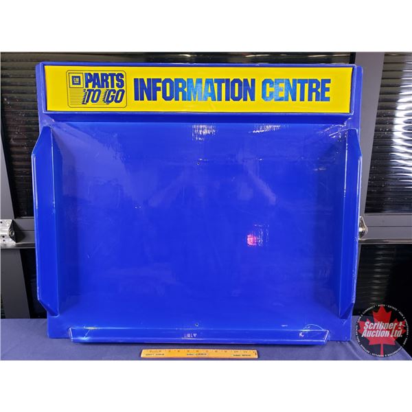 PARTS TO GO INFORMATION CENTRE (Frame Only - Plastic Mould) (30-1/4"H x 34"W x 3-3/4"D) (SEE PICS!)