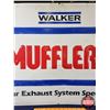 Image 3 : Single Side Tin Sign "WALKER MUFFLERS" (Embossed) (24"H x 36"W) (SEE PICS!)