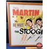 Image 2 : Framed Movie Poster "THE STOOGE" "Dean Martin" "Jerry Lewis" (c.1952) (29-1/2"H x 22-1/2"W) (Note: F