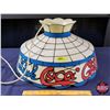 Image 1 : Drink Coca-Cola Electric Light Fixture (Tiffany Style Hanging) (Plastic) (21"Dia) (SEE PICS!)