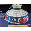 Image 3 : Drink Coca-Cola Electric Light Fixture (Tiffany Style Hanging) (Plastic) (21"Dia) (SEE PICS!)