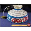 Image 2 : Drink Coca-Cola Electric Light Fixture (Tiffany Style Hanging) (Plastic) (21"Dia) (SEE PICS!)