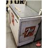 Image 3 : "Ideal 7UP" Vending Cooler Chest (for Bottles) (Model 150) (40-1/2"H x 39"W x 19-1/2"D) (Does Get Co