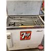 Image 4 : "Ideal 7UP" Vending Cooler Chest (for Bottles) (Model 150) (40-1/2"H x 39"W x 19-1/2"D) (Does Get Co