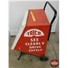 Image 6 : Service Station Storage Wheeled Display Cart "TRICO WINDSHIELD WIPER BLADES ARMS REFILLS" (35"H x 23
