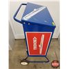 Image 4 : Service Station Storage Wheeled Display Cart : Wiper Blades "TRIDON" (41"H x 25-1/2"W x 23"D) (SEE P
