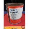 Image 5 : PURITY 99 ANTI-FREEZE Gallon Tin (8"H x 7"Dia) (SEE PICS!)