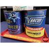 Image 3 : TINS (3): GM Anti-Freeze ; VARCON Anti-Freeze & PG Pioneer Anti-Freeze (All Gallon Tins) (8"H x 7"Di