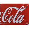 Image 6 : RARE Single Side Enamel Sign "DRINK Coca-Cola" "FOUNTAIN SERVICE" (12"H x 28"W) (SEE PICS!)
