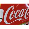 Image 7 : RARE Single Side Enamel Sign "DRINK Coca-Cola" "FOUNTAIN SERVICE" (12"H x 28"W) (SEE PICS!)