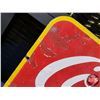 Image 3 : Single Side Enamel Sign "Coca-Cola Sold Here Ice Cold" (12-1/4"H x 29-1/4"W) (Note: paint touchups) 
