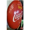 Image 3 : "Drink Coca-Cola" 4ft Advertising Button (Yellow Dot - Canada) (c. 1950's) (SEE PICS!)