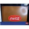 Image 3 : "DRINK Coca-Cola" Vending Machine Panel (Metal) & Hardboard with "Drink Coca-Cola" Oval Decal (Metal