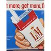 Image 3 : Single Side Tin Sign "L&M" Cigarettes (Embossed) (17-3/4"H x 23-1/2"W) (SEE PICS!)