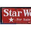 Image 2 : Single Side Enamel Sign "Star Weekly For Sale Here" (8"H x 27-3/4"W) (SEE PICS!)