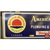 Image 2 : "AMERICAN-STANDARD PRODUCT" Advertising Electric Lighted Wall Clock (13"H x 48-1/2"W x 4"D) (Note: N