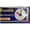 Image 4 : "AMERICAN-STANDARD PRODUCT" Advertising Electric Lighted Wall Clock (13"H x 48-1/2"W x 4"D) (Note: N