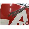 Image 6 : Single Side Enamel Sign "ATLAS BATTERIES" (22"H x 72"W x 3/4") (SEE PICS!)
