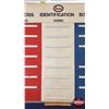 Image 3 : LARGE Service Station Action Board "LOSS IDENTIFICATION BOARD" (Alum Frame) (48-3/4"H x 48-3/4"W) (S