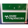 Image 4 : "DAIRY PRODUCERS" Wall Clock (Batt Op) (19-1/2"H x 13-1/2"W) (SEE PICS!)