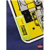Image 5 : Single Side Metal Display Rack Sign "The New SNAP STRAP" (11-1/2"H x 9"W) (SEE PICS!)