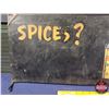 Image 2 : Grocery Store Display Rack Topper "CLUBHOUSE SPICES" (Metal) (11-1/2"H x 29-1/4"W) (SEE PICS!)
