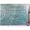 Image 7 : Single Side Tin Sign "POWELL PLUMBING & HEATING COMPANY" (Embossed) (19"H x 34-1/4"W) (SEE PICS!)