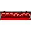Image 1 : Neon Sign "CARAVAN" (10-1/2"H X 50"W) (WORKS!) (SEE PICS!)