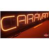Image 2 : Neon Sign "CARAVAN" (10-1/2"H X 50"W) (WORKS!) (SEE PICS!)