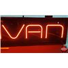 Image 5 : Neon Sign "CARAVAN" (10-1/2"H X 50"W) (WORKS!) (SEE PICS!)