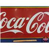 Image 3 : Single Side Tin Sign "Drink Coca-Cola" (Embossed) (17-1/4"H x 57"W) (Note: some paint touch ups) (SE