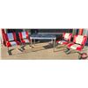 Image 1 : Custom Made "Retro Style" Table & 4 Chairs (Acme Furn. Co. Winnipeg - Built in 2015) - Table Measure