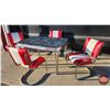 Image 2 : Custom Made "Retro Style" Table & 4 Chairs (Acme Furn. Co. Winnipeg - Built in 2015) - Table Measure