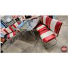 Image 3 : Custom Made "Retro Style" Table & 4 Chairs (Acme Furn. Co. Winnipeg - Built in 2015) - Table Measure