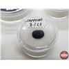 Image 5 : Gems/Stones (7) : Ruby; Sapphire; Emerald (2); Laspis; Turquoise; Zirconia (Consignor Tags on Cases)