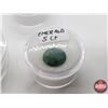 Image 6 : Gems/Stones (7) : Ruby; Sapphire; Emerald (2); Laspis; Turquoise; Zirconia (Consignor Tags on Cases)